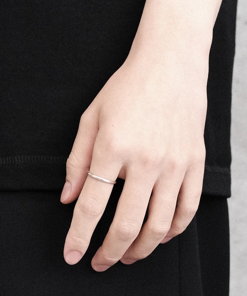 指輪 リング RING - FLAT - SILVER メンズ レディースの画像