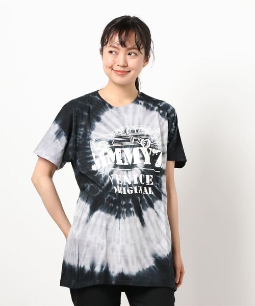 tシャツ 「JIMMY’Z/ジミーズ」VENICE ORIGINAL CREWA NECK TIE DYE TEE(UN) レディース メンズ TONE tシャツ 「JIMMY'Z/ジミーズ」VENICE ORIGINAL CREWA NECK