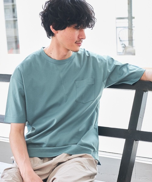 GLOBAL WORK（グローバルワーク） tシャツ Tシャツ 抗菌クリーンTee