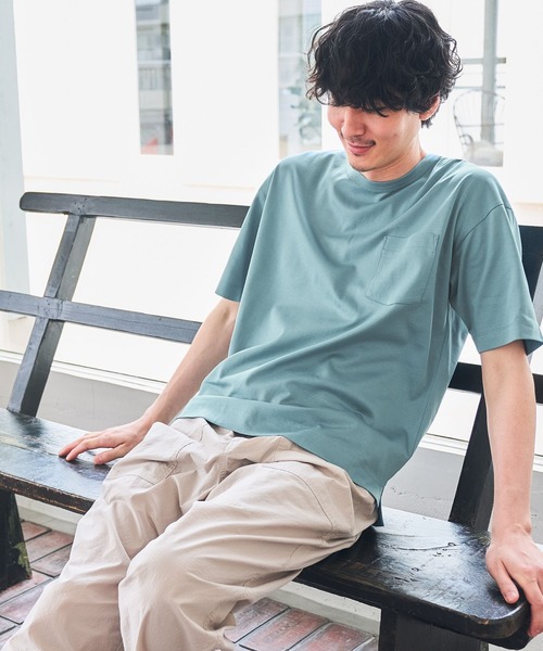 GLOBAL WORK（グローバルワーク） tシャツ Tシャツ 抗菌クリーンTee