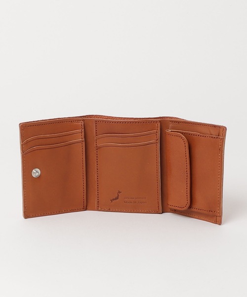 スロウブラウンレザー 三つ折り財布 SLOW(ファッション) 最大51%☆8/18まで スロウ 三つ折り財布