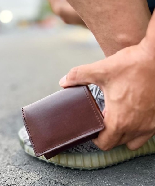 8（eight） 財布 栃木レザー 三つ折り財布 メンズ レディース