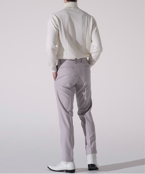 メンズ スリム フィット スラックス フレア パンツ bs2011-21_1.jpg