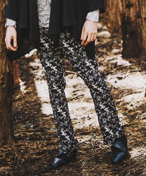 NO ID.（ノーアイディー） パンツ 「NO ID.」Back Slit Flare Pants
