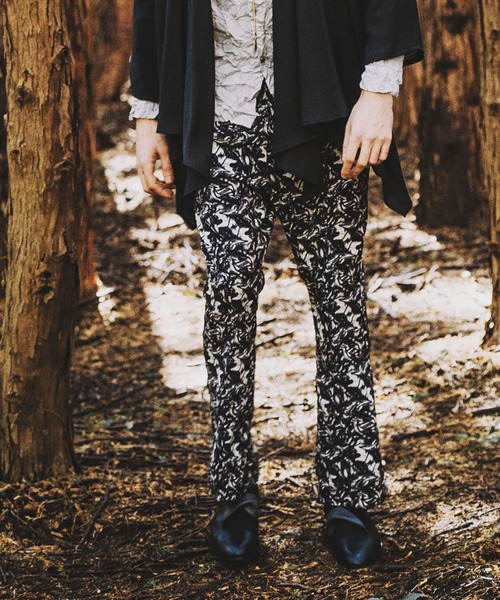 NO ID.（ノーアイディー） パンツ 「NO ID.」Back Slit Flare Pants