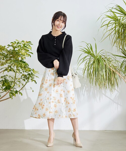 Tiaclasse スカート 花柄プリントスカート : ZOZOTOWN Yahoo!店 - 通販