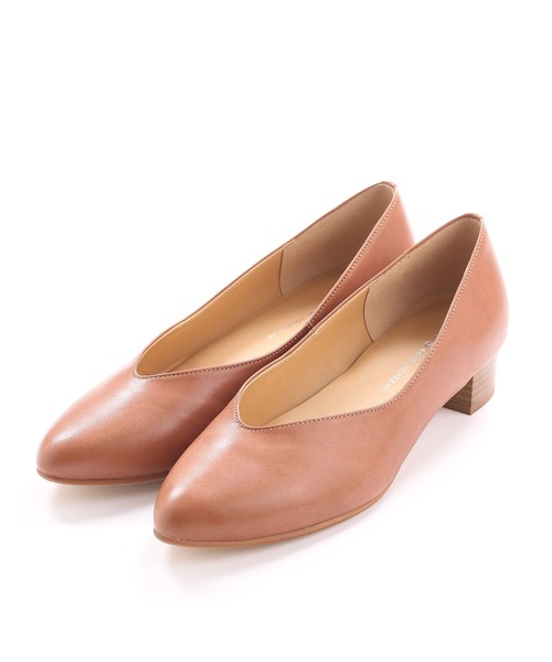 HIPS パンプス ソフトVカットレザーパンプス : ZOZOTOWN Yahoo!店