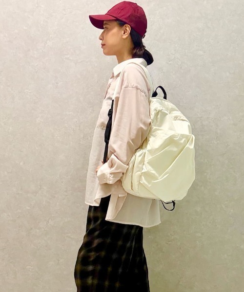 emmi デイバック リュック 「ONLINE限定カラー」eco 撥水ギャザー