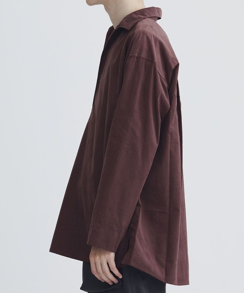 【新品定価以下】kaval Daily shirt ブラウン 新品定価以下】kaval Daily shirt ブラウン