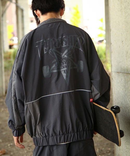 THRASHER(スラッシャー) ブルゾン アウター ワンポイント ロゴ刺繍 THRASHER(スラッシャー) ブルゾン アウター ワンポイント ロゴ刺繍