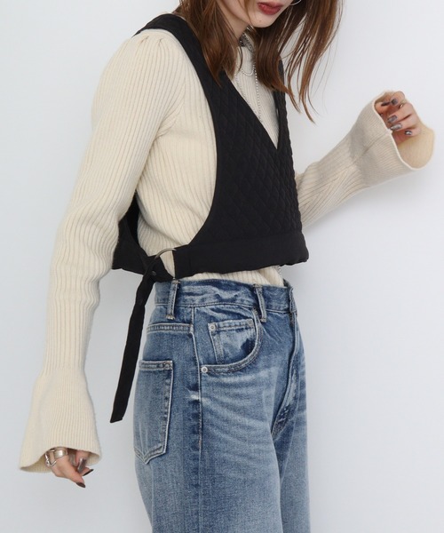 ブラウス シャツ hunch ビスチェＳＥＴチュニック レディース hunch ブラウス シャツ ビスチェSETチュニック レディース