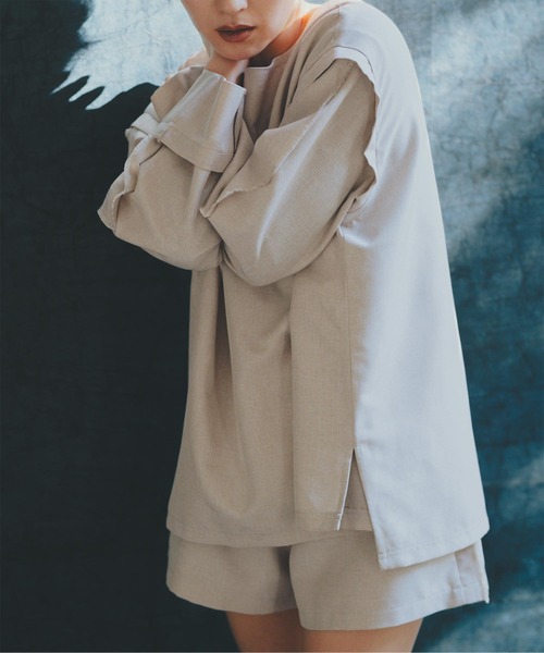 SEA DRESS ラッシュガード リネンライクルーズデザインセットアップ  