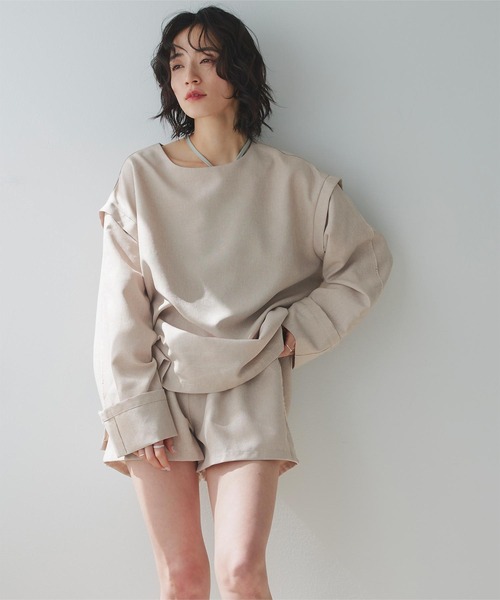 SEA DRESS ラッシュガード リネンライクルーズデザインセットアップ  