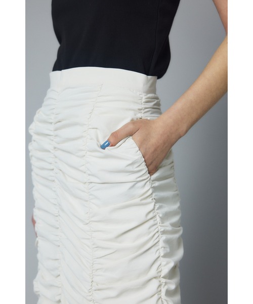 HeRIN.CYE スカート Many gather skirt メニーギャザータイトスカート 