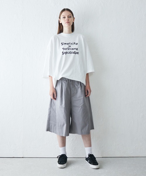 パンツ Front Tuck Twill Shorts Front Tuck Twill Shorts（その他パンツ）｜Her lip to（ハー