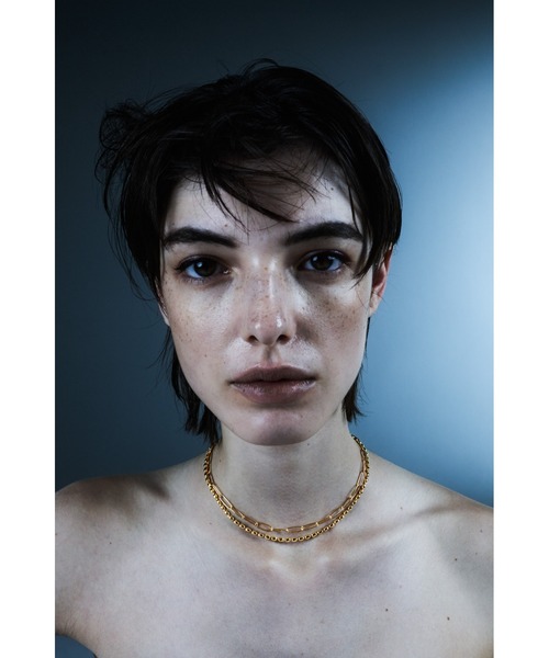 quip queint（クイップクエイント） ネックレス retangle chain choker