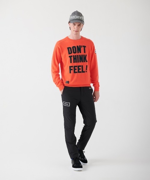 archivio ロゴ付き帽子 archivio キャップ 帽子 「MENS」イヤーウォーマー付きキャップ