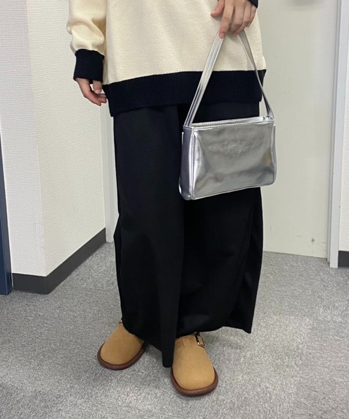 YU プリーツプリーズ ロングスカート ポケット バックスリット YU様専用 プリーツプリーズ ロングスカート ポケット バックスリット