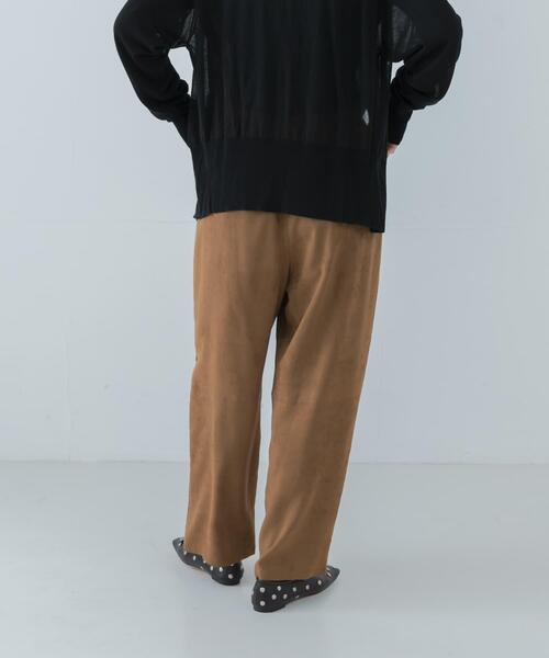 新品 ara ara アラアラ スウェードタッチ イージーパンツ ara・ara (アラアラ) カルゼジャージイージーパンツ