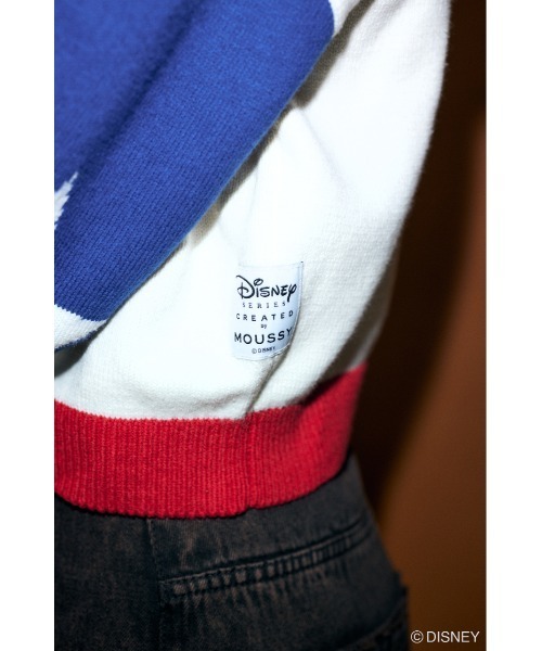 Disney SERIES CREATED by MOUSSY ニット MD OT FACE EMB / GENIE 