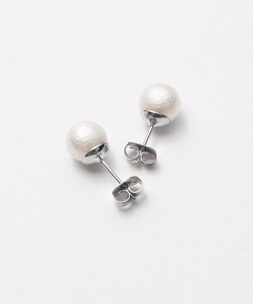 ciite' ピアス 「8mm」 選べるパールピアス （コットンパール
