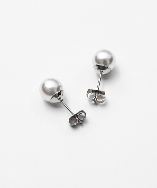 ciite' ピアス 「8mm」 選べるパールピアス （コットンパール