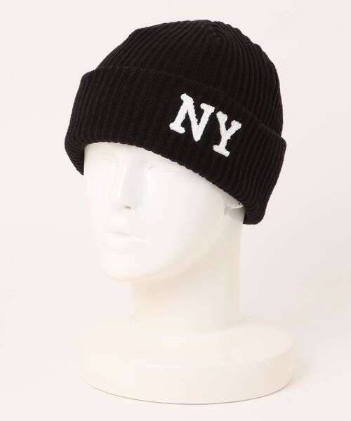 SPINNS（スピンズ） ニット帽 ニットキャップ ニットキャップ NYロゴ
