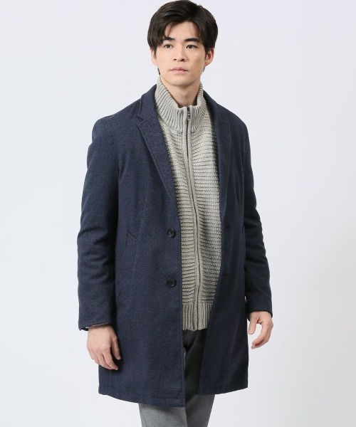 m.f.editorial チェスターコート コート 「表地ストレッチ」m.f. 