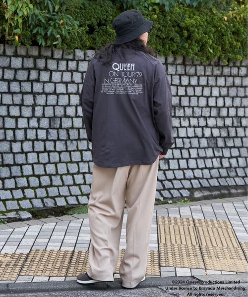 VENCE EXCHANGE tシャツ Queen クイーン フォトツアーラグランT メンズ