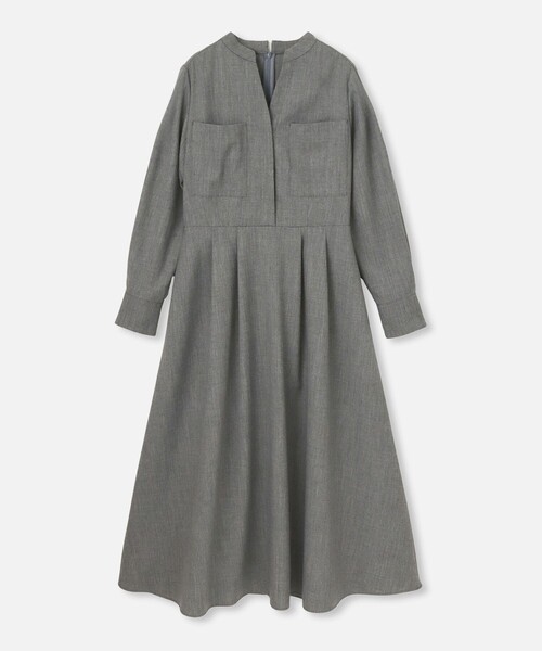 【新品タグ付】allurevilleワンピース定価51,700円 allureville（アルアバイル） ワンピース スタンドカラータック