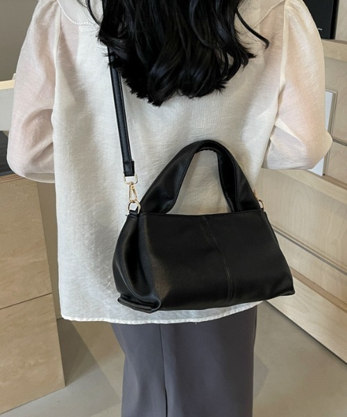 美品　オーストリッチ　ショルダーバッグ　ワンショルダー　2way 黒 オーストリッチ 2WAY ショルダーバッグ 通販 - ディノス