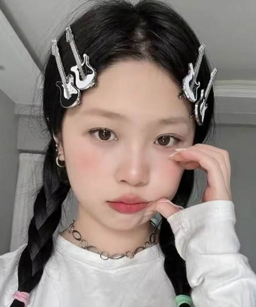 Port（ポート） ヘアクリップ 「 」 ロックギター パンク ヘアクリップ