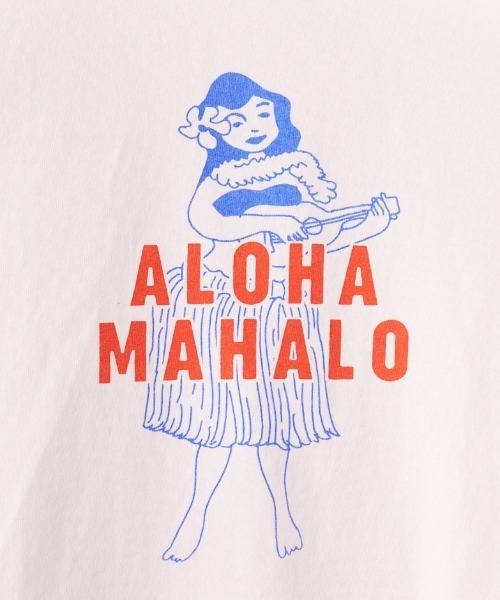 値下げ）美品　FUNG ファング　アロハ　Tシャツ FUNG tシャツ 「FUNG/ファング」 ALOHA MAHALO カットオフ