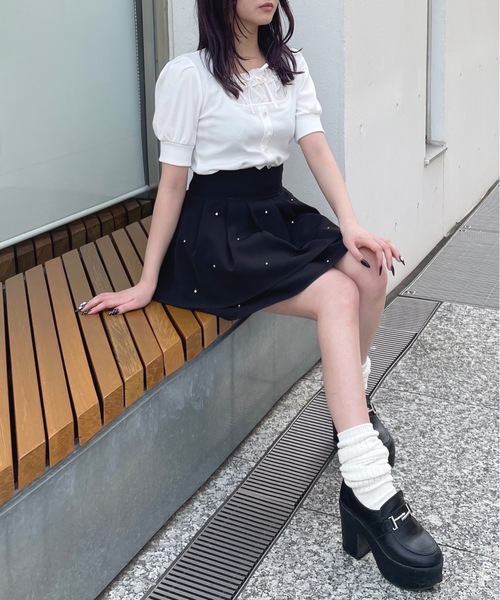 one way tシャツ レイヤード風半袖カットソー レディース メンズ