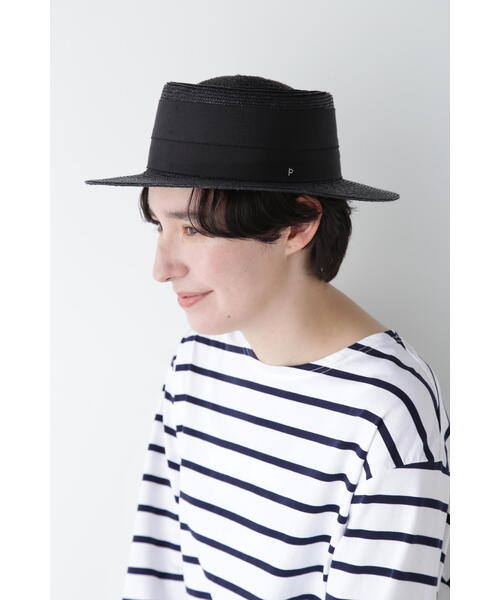 human woman 帽子 ハット 「p cnq」ストローハット レディース