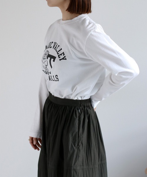 cepo（セポ） tシャツ フロスト加工ロングスリーブTee レディース