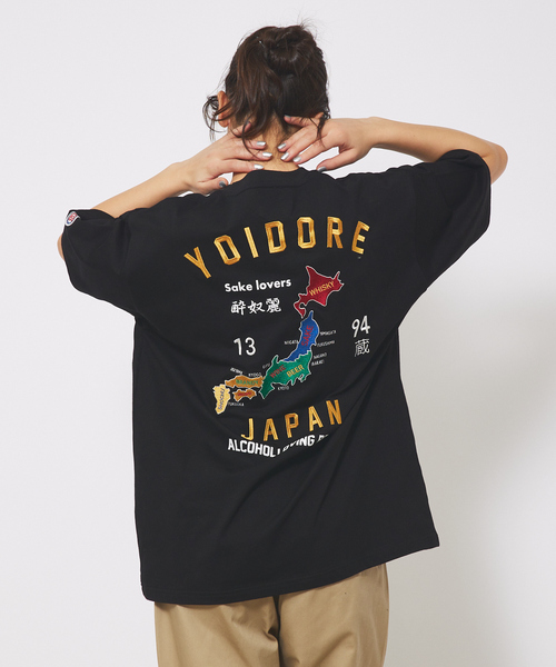 【YOIDORE/ヨイドレ 】スーベニアTシャツ/ 酒愛好家/ユニセックス ABAHOUSE tシャツ 「YOIDORE/ヨイドレ 」スーベニアTシャツ/ 酒