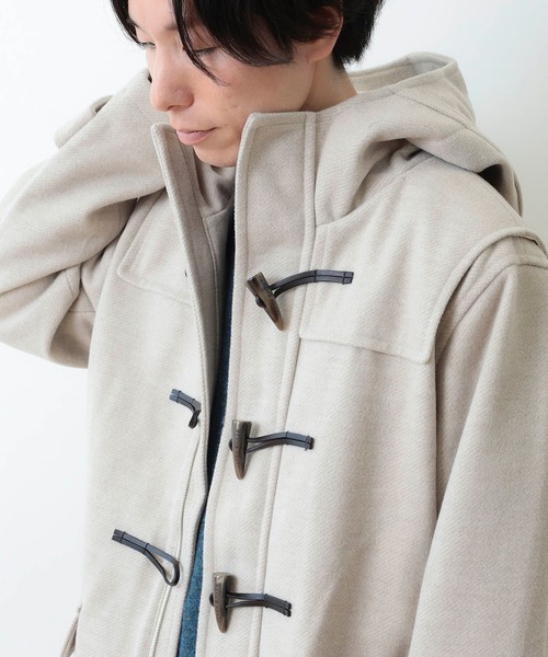 BEAMS HEART（ビームス ハート） ダッフルコート L オフホワイト