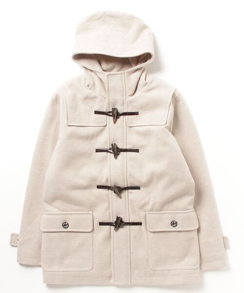 「BEAMS HEART」 ダッフルコート L オフホワイト メンズ_画像2