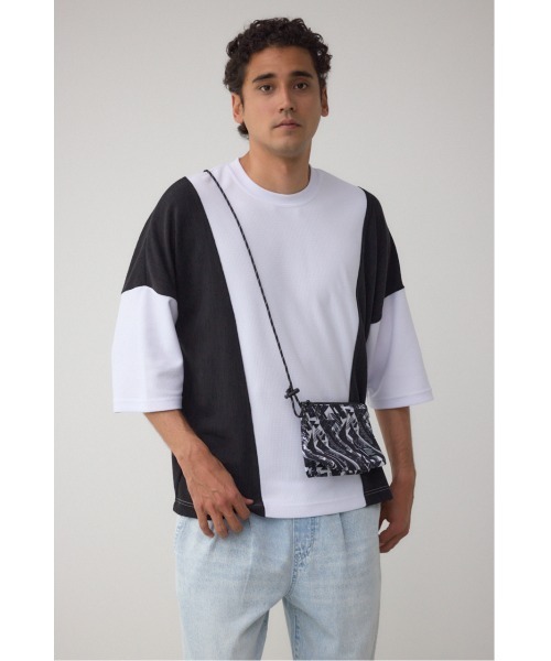 ショルダーバッグ ブラック 総柄 AZUL BY MOUSSY（アズールバイマウジー） ショルダーバッグ 総柄ミニ
