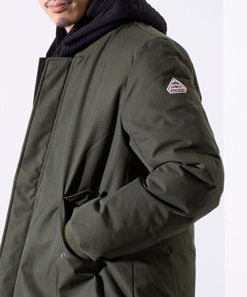 X*X様 PYRENEX ダウンジャケット L オリーブ　ピレネックス　SHIP PYRENEX ダウンジャケット L オリーブ ピレネックス SHIPS別注 PYRENEX