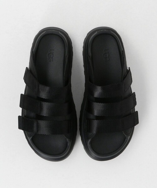 【UGG】履き心地抜群 GOLDENGLOW 厚底スリッパ風サンダル UGG Australia サンダル 「UGG」GoldenGlow Slide SD レディース