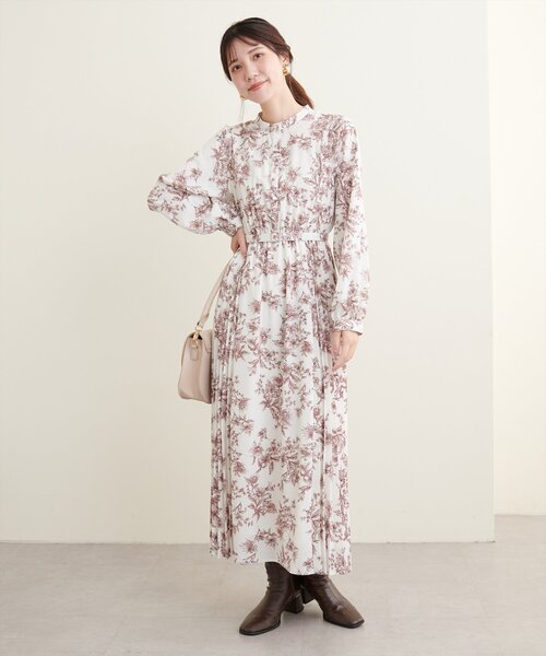 natural couture 「natural couture」 長袖ワンピース FREE