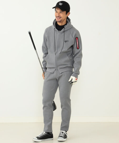 BEAMS GOLF 「BEAMS GOLF」 ジップアップパーカー M ブラック