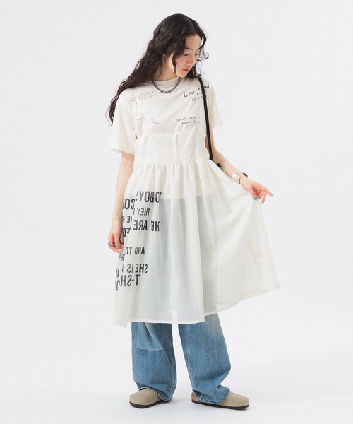BEAMS BOY ワンピース BEAMS BOY（ビームス ボーイ）ドット セーラー カラー