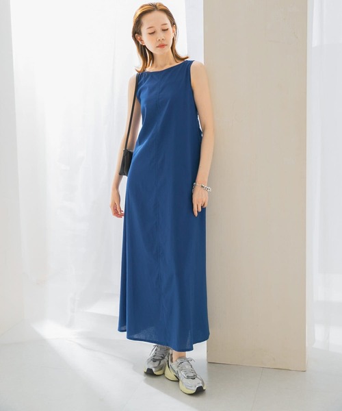 ワンピース リネン混リボンドレス : ZOZOTOWN Yahoo!店 - 通販