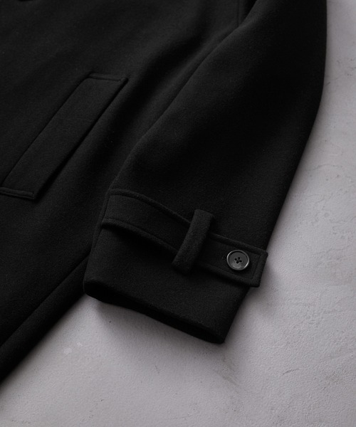 CLEL 「CLEL」 ステンカラーコート M ブラック メンズ : ZOZOTOWN