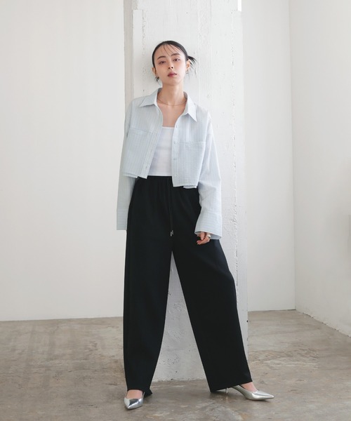 「LIAN」 7分袖シャツ FREE ブルー レディース LIAN 「LIAN」 7分袖シャツ FREE ブルー レディース : ZOZOTOWN