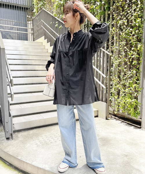 Spick＆Span 「Spick & Span」 長袖ブラウス FREE ホワイト
