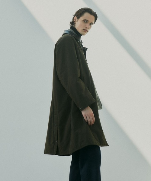 Barbour（バブアー） ステンカラーコート 40 ライトカーキ メンズ